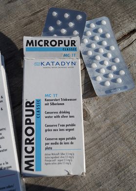 Таблетки для дезинфекції води Micropur Classic MC 1T/100 (4x25 таблеток)