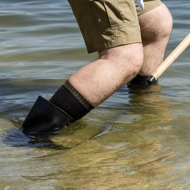 Шкарпетки водонепроникні Dexshell Trekking з зеленою смужкою