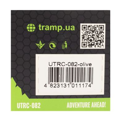 Кружка складная силиконовая Tramp с крышкой 350ml olive UTRC-082-olive