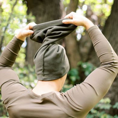 Повязка флисовая Tribe Neck Warmer T-KF-0024-olive, S-M