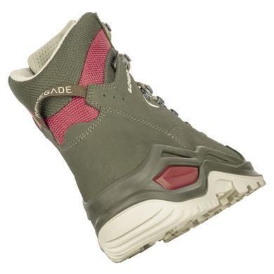 Ботинки треккинговые женские LOWA Renegade Evo GTX MID W Grey/Green Panna 38