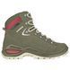 Ботинки треккинговые женские LOWA Renegade Evo GTX MID W Grey/Green Panna 38