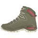 Ботинки треккинговые женские LOWA Renegade Evo GTX MID W Grey/Green Panna 38