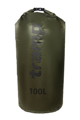 Гермомешок Tramp PVC Diamond Rip-Stop оливковый 100л TRA-210-olive