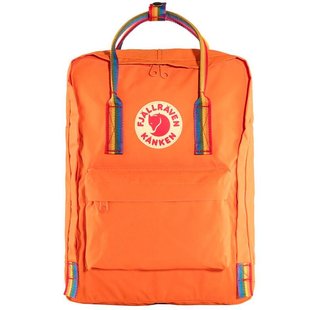 Рюкзак FJALLRAVEN Kanken Rainbow 16 л Burnt Orange/Rainbow Pattern