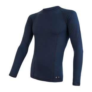 Термофутболка SENSOR MERINO DF с длинным рукавом мужская deep blue, Deep Blue