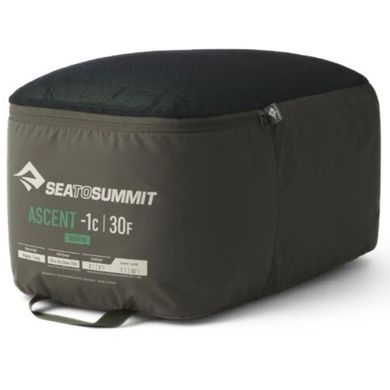 Спальный мешок Sea to Summit Ascent 3°/-1℃ Regular, Rain Forest Green