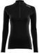 Термокофта жен. Aclima WarmWool 200 Mock Neck Women Jet Black S