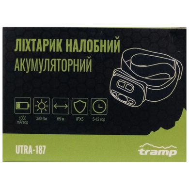 Фонарь Tramp налобный аккумуляторный UTRA-187