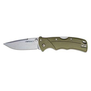 Нож складной Cold Steel 3" Verdict Spear Point OD Green (CS-FL-C3SPSSODGZ)