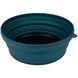 Миска Tribe Collapsible Bowl 600 мл силиконовая, ocean