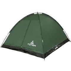 Палатка Totem Summer 2 (v2) зеленая, Зелёный