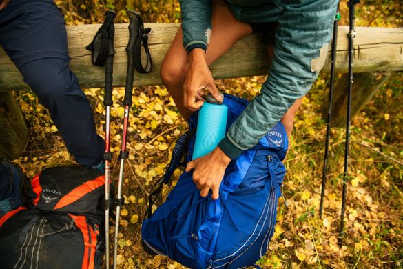 Мягкая бутылка HydraPak Flux 1 л Malibu Blue