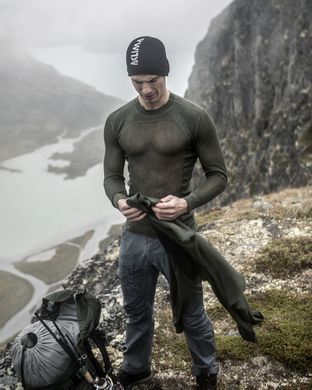 Термокофта чол. Aclima WoolNet 120 Crew Neck Men Olive Night M