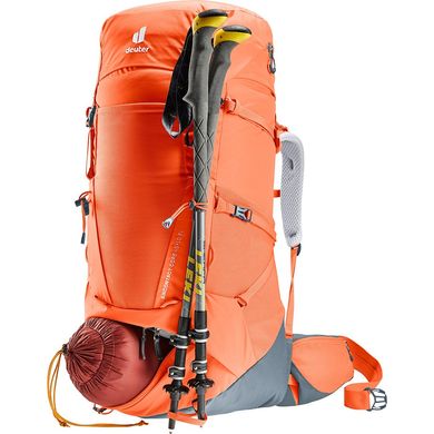 Рюкзак туристический Deuter Aircontact Core SL 45+10 л 9409 Paprika-Graphite