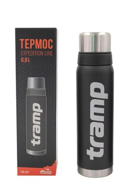 Комплект Термос Tramp Expedition 0,9л серый + защитный утепленный чехол