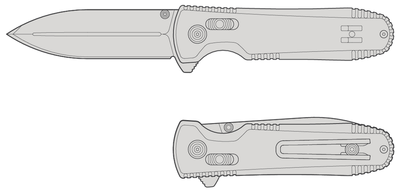 Нож складной SOG Pentagon XR Black Out (SOG 12-61-01-57)