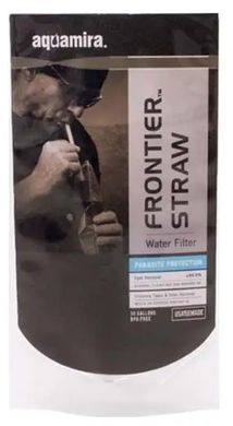 Фільтр для води Aquamira Frontier Filter Tactical Straw BLU Line