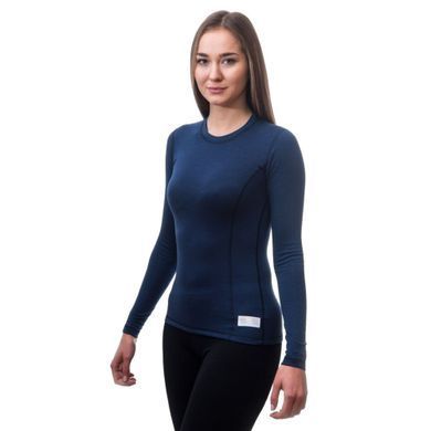 Термофутболка женская Sensor Merino DF LS deepblue 19200033, SW11M-deep-blue-S