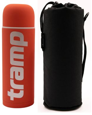 Комплект Термос Tramp Soft Touch 1 л оранжевый + защитный утепленный чехол