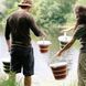 Ведро Tribe Water Bucket Lid 10 л силиконовое с крышкой T-FJ-0050, olive