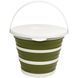 Ведро Tribe Water Bucket Lid 10 л силиконовое с крышкой T-FJ-0050, olive