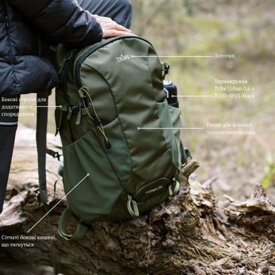 Рюкзак Tribe Urban 25 л T-IC-0022-olive