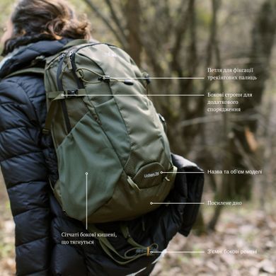 Рюкзак Tribe Urban 25 л T-IC-0022-olive