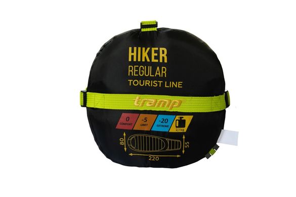 Спальный мешок Tramp Hiker Regular кокон правый TRS-051-R