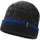 Шапка водонепроницаемая Dexshell Cuffed Beanie, S/M, черная с голубой полосой