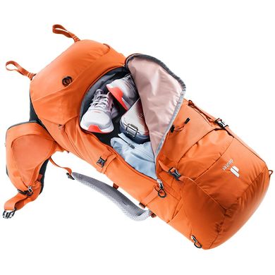 Рюкзак туристичний Deuter Aircontact Core SL 55+10 л 9409 Paprika-Graphite