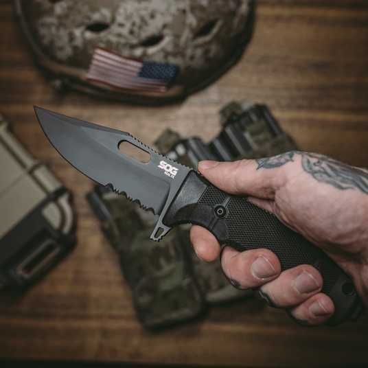 Ніж SOG SEAL FX Black (SOG 17-21-01-57) - Tramp