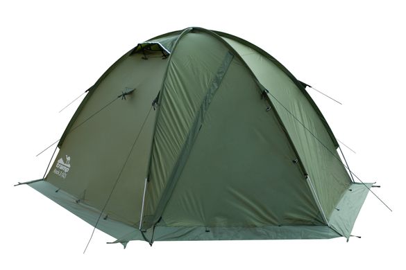 Палатка Tramp ROCK 3 (V2) Зеленая TRT-028-green