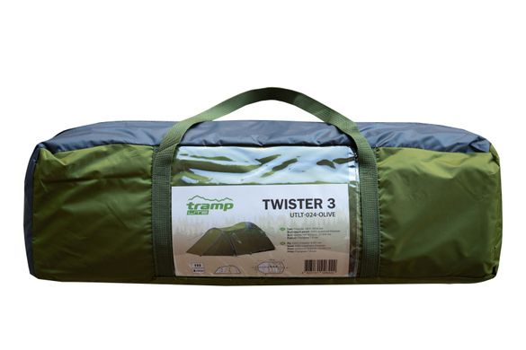 Уценка! Палатка Tramp Lite Twister 3+1 олива New