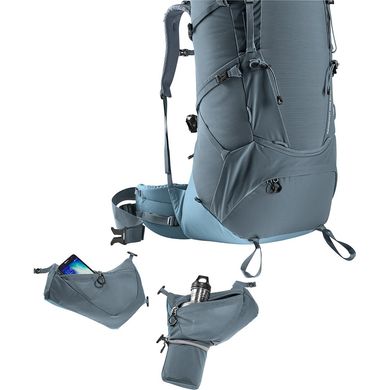 Рюкзак туристичний Deuter Aircontact Core 60+10 л 4409 Graphite-Shale