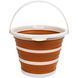 Ведро Tribe Water Bucket 10 л силиконовое T-FJ-0048, terracota