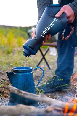 Фильтр для воды LifeStraw Peak Gravity, 3 л, Dark Mountain Gray