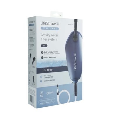 Фильтр для воды LifeStraw Peak Gravity, 3 л, Dark Mountain Gray