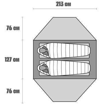 Намет MSR Elixir 2 Grey