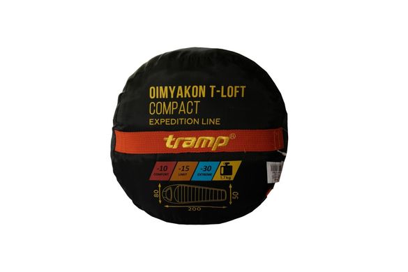 Спальний мішок Tramp Oimyakon Compact кокон правий TRS-048С-R