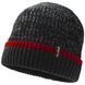 Шапка водонепроницаемая Dexshell Cuffed Beanie, S/M, черная с красной полосой