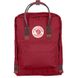 Рюкзак FJALLRAVEN Kanken 16 л Deep Red/Random Blocked