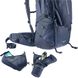 Рюкзак туристичний Deuter Aircontact X 60+15 л 3067 Ink