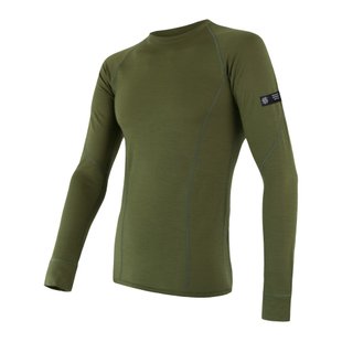 Термофутболка SENSOR MERINO ACTIVE мужская safari green, safari green