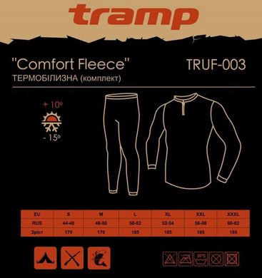 Костюм флисовый Tramp Comfort Fleece TRUF-003-green M