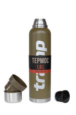 Термос Tramp 1,6 л оливковый