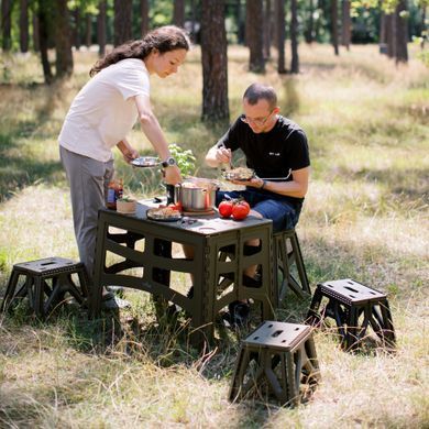 Стілець Tribe Camp Chair Low пластиковий, black