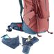 Рюкзак туристичний Deuter Aircontact X SL 80+15 л 5335 Redwood-Ink