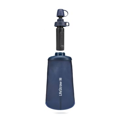 Бутылка-фильтр для воды LifeStraw Peak Squeeze, 650 мл, Mountain Blue