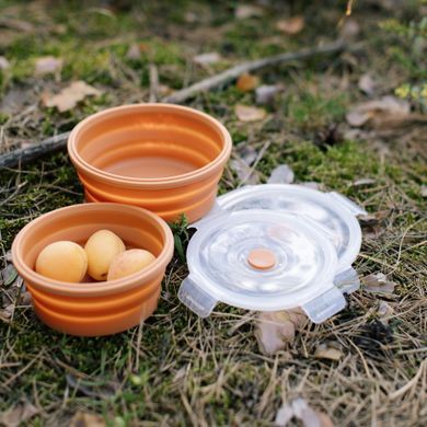 Контейнер Tribe Bowl Container 800 мл силиконовый T-FF-0046, ocher